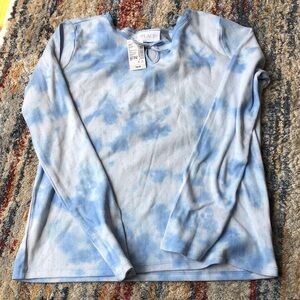 The Children's Place Light Blue Tie-Dye Long Sleeve Top